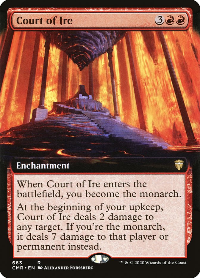 Court of Ire (Extended Art) [Commander Legends] | Golgari Games