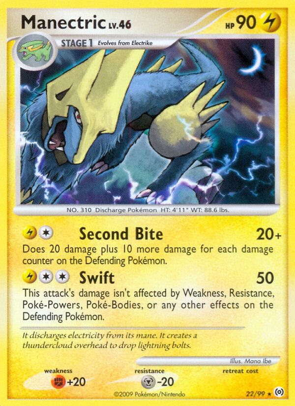 Manectric (22/99) [Platinum: Arceus] | Local Legends