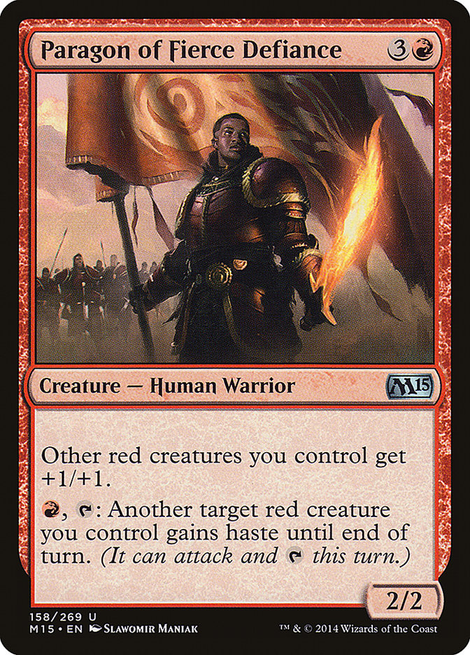 Paragon of Fierce Defiance [Magic 2015] | Local Legends