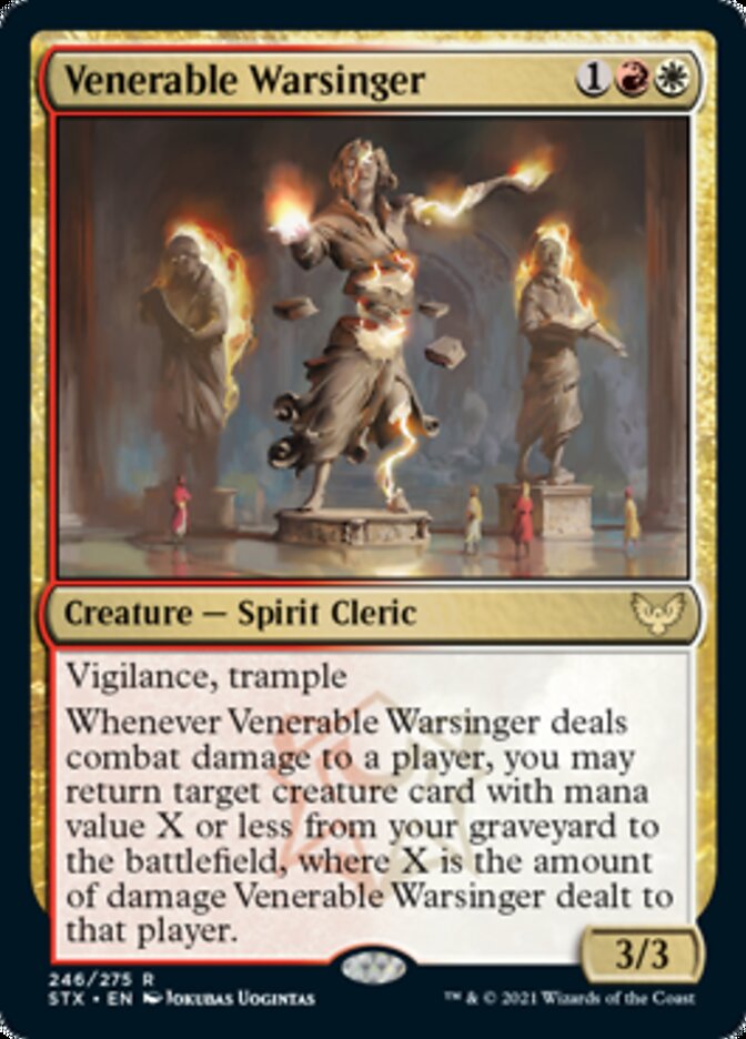 Venerable Warsinger [Strixhaven: School of Mages] | Golgari Games