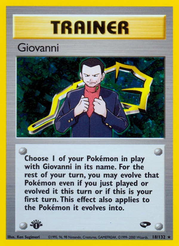 Giovanni (18/132) [Gym Challenge 1st Edition] | Golgari Games