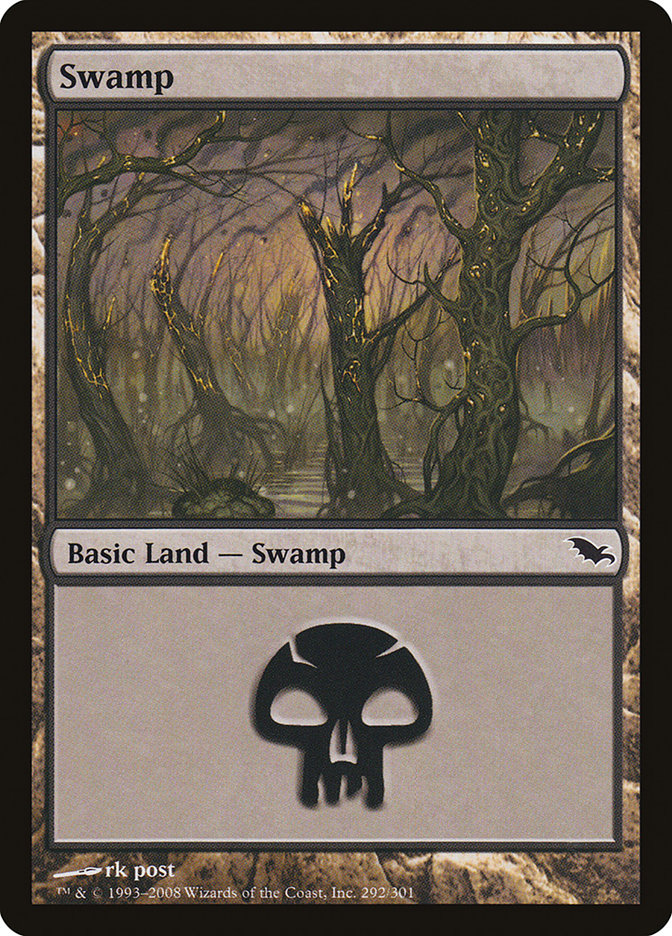 Swamp (292) [Shadowmoor] | Golgari Games