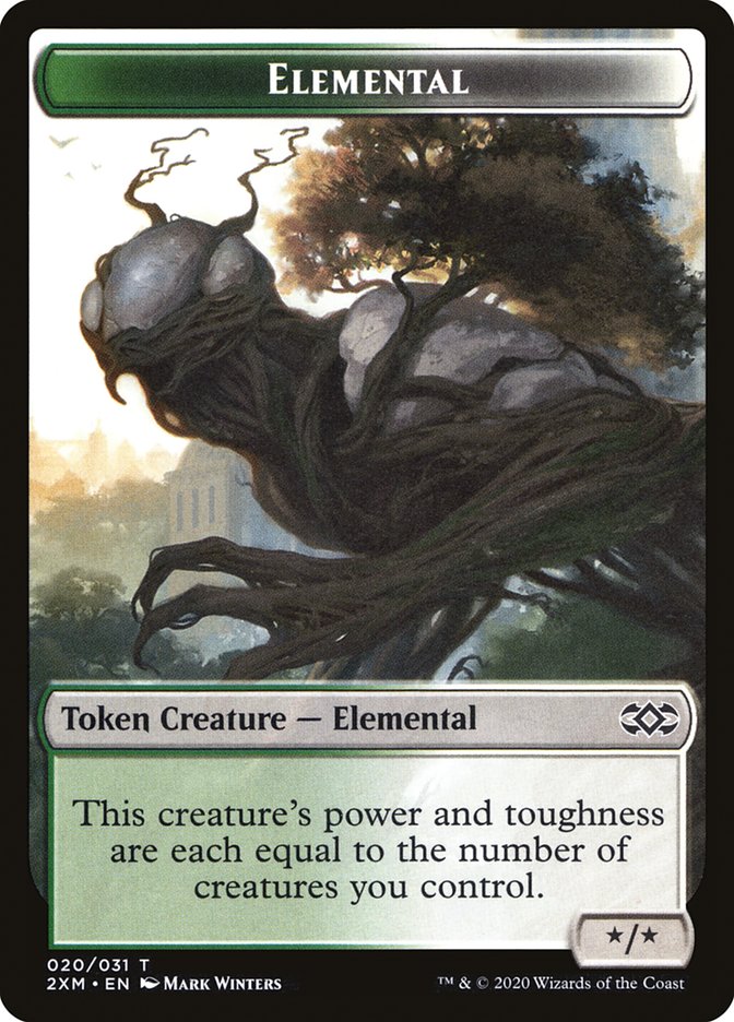 Elemental Token [Double Masters Tokens] | Golgari Games