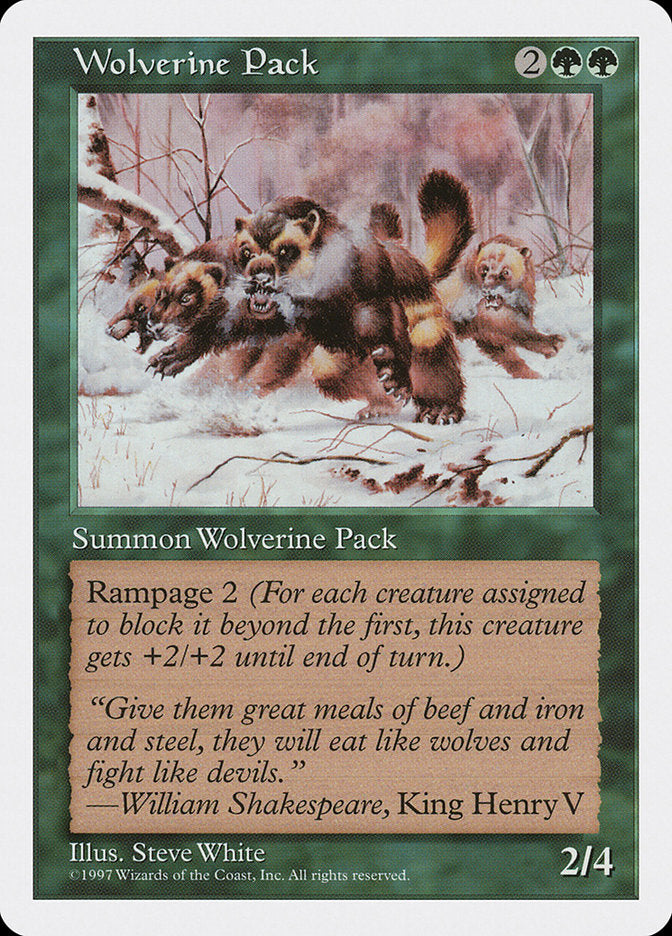 Wolverine Pack [Fifth Edition] | Golgari Games