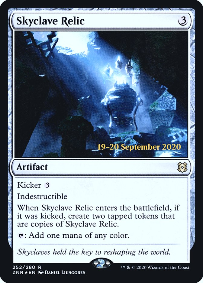 Skyclave Relic [Zendikar Rising Prerelease Promos] | Golgari Games