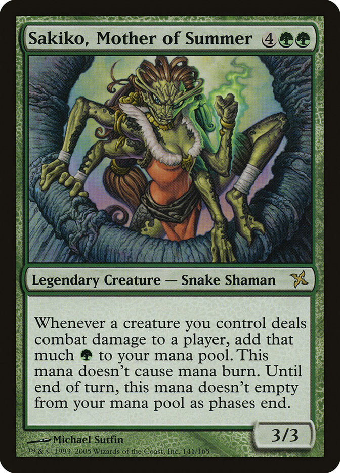 Sakiko, Mother of Summer [Betrayers of Kamigawa] | Golgari Games