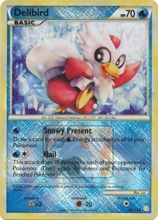 Delibird (39/123) (League Promo) [HeartGold & SoulSilver: Base Set] | Golgari Games