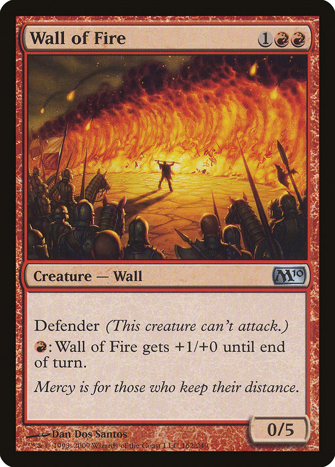 Wall of Fire [Magic 2010] | Golgari Games