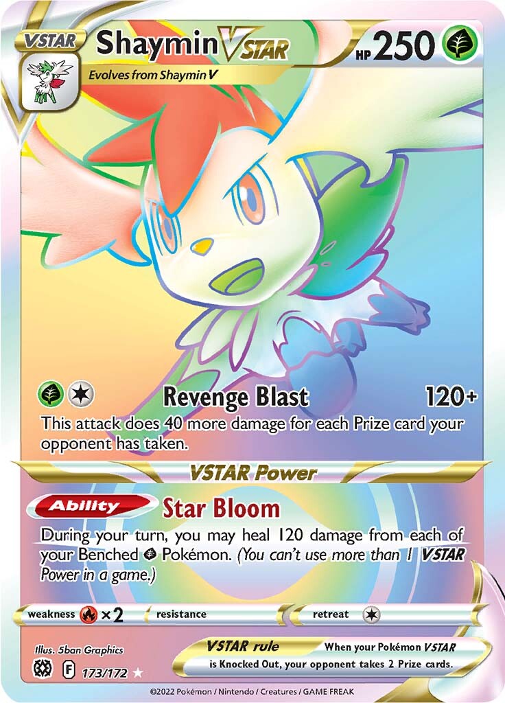 Shaymin VSTAR (173/172) [Sword & Shield: Brilliant Stars] | Golgari Games