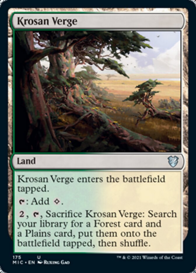 Krosan Verge [Innistrad: Midnight Hunt Commander] | Golgari Games