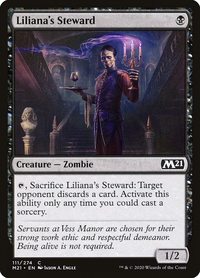 Liliana's Steward [Core Set 2021] | Local Legends