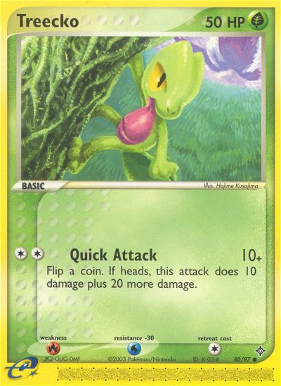 Treecko (80/97) [EX: Dragon] | Golgari Games