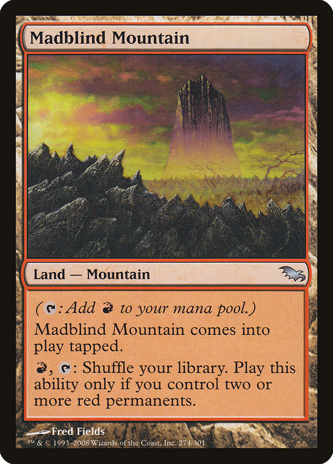 Madblind Mountain [Shadowmoor] | Golgari Games