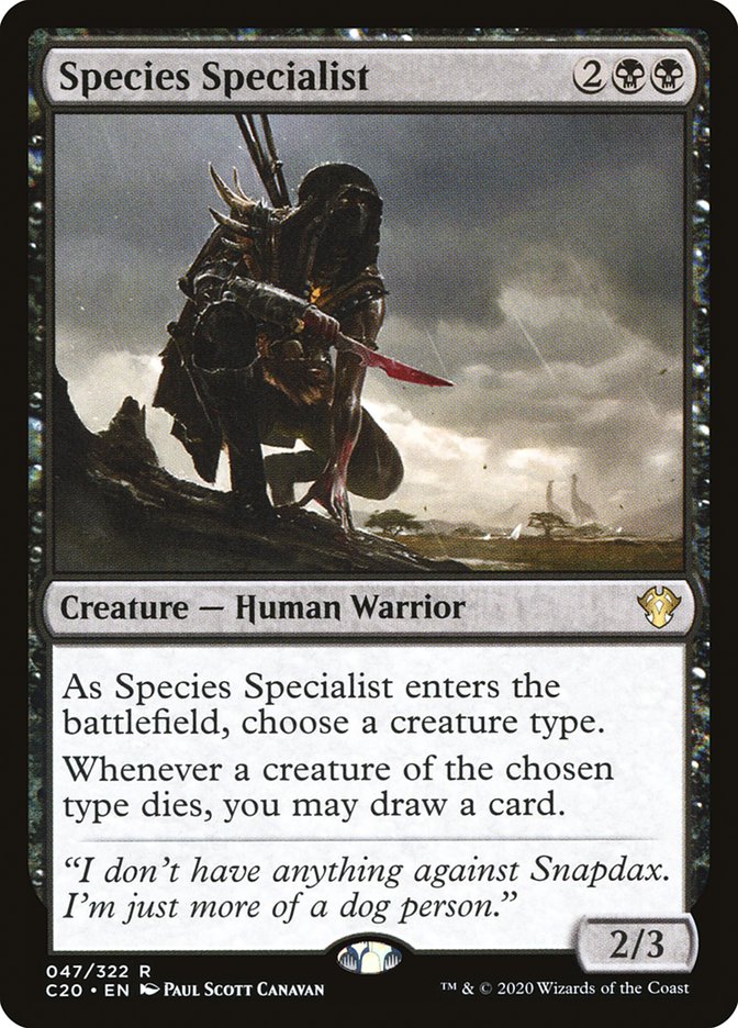 Species Specialist [Commander 2020] | Local Legends