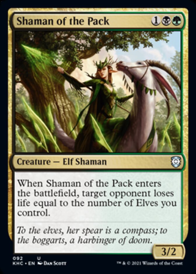 Shaman of the Pack [Kaldheim Commander] | Golgari Games