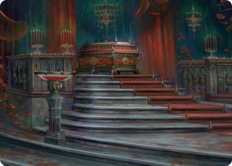 Edgar Markov's Coffin Art Card [Innistrad: Crimson Vow Art Series] | Golgari Games