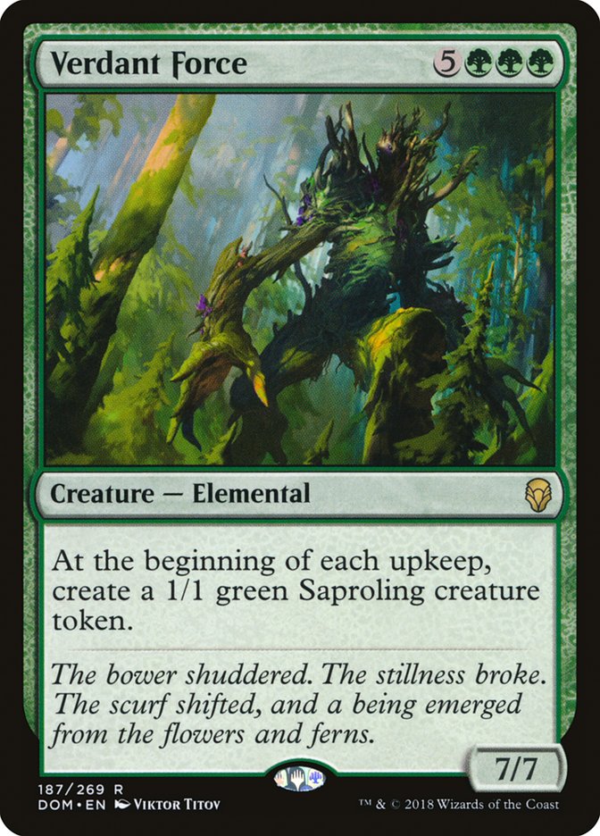 Verdant Force [Dominaria] | Golgari Games