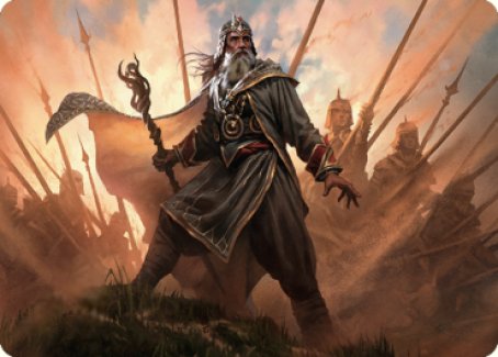 Hazezon, Shaper of Sand Art Card [Dominaria United Art Series] | Local Legends