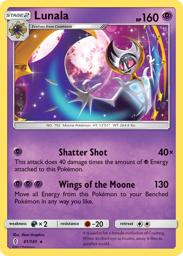 Lunala (61/145) [Sun & Moon: Guardians Rising] | Golgari Games