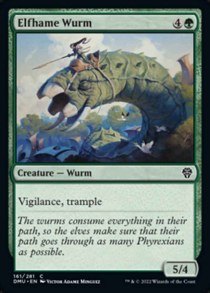 Elfhame Wurm [Dominaria United] | Golgari Games