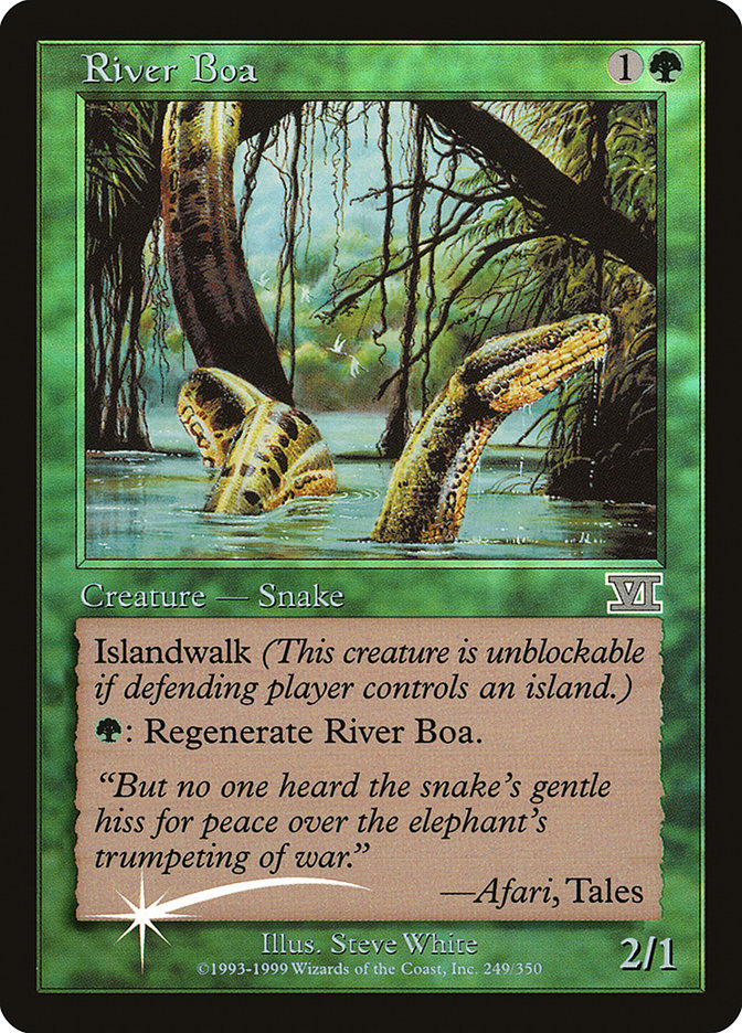 River Boa [Friday Night Magic 2000] | Golgari Games