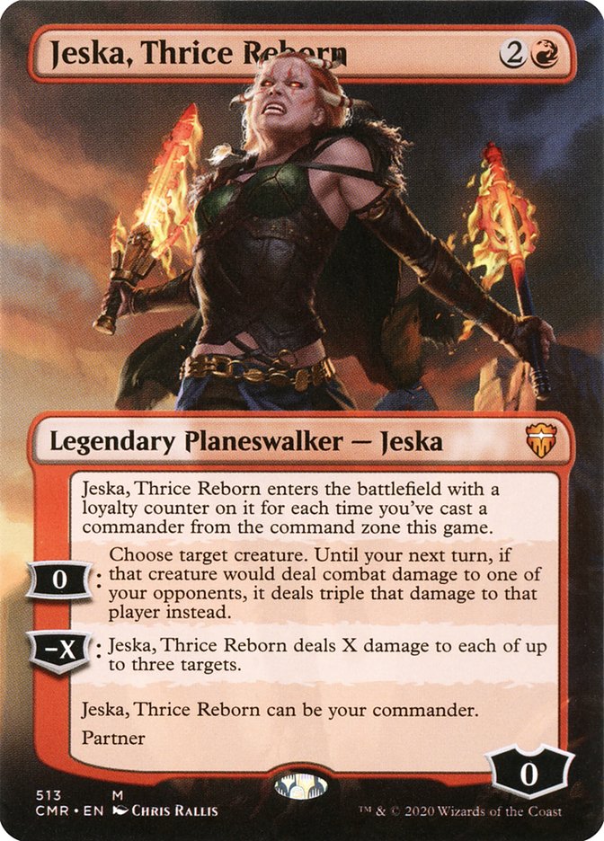 Jeska, Thrice Reborn (Borderless) [Commander Legends] | Golgari Games