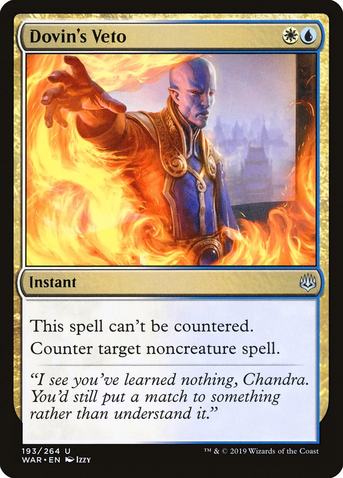 Dovin's Veto [War of the Spark] | Local Legends