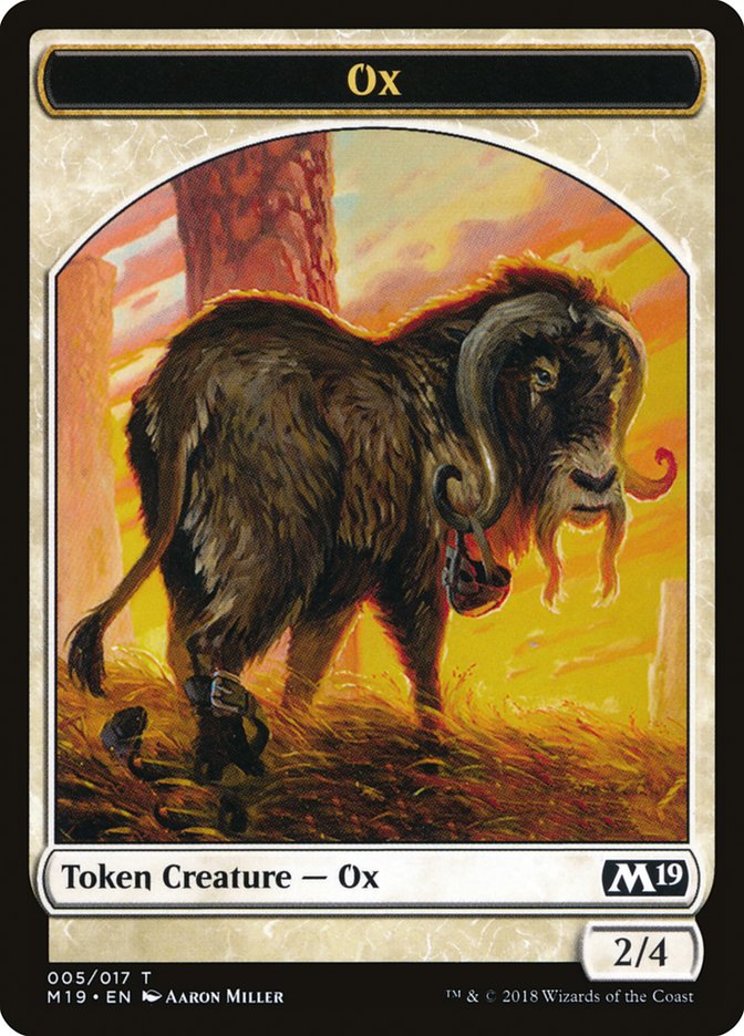Ox Token [Core Set 2019 Tokens] | Local Legends