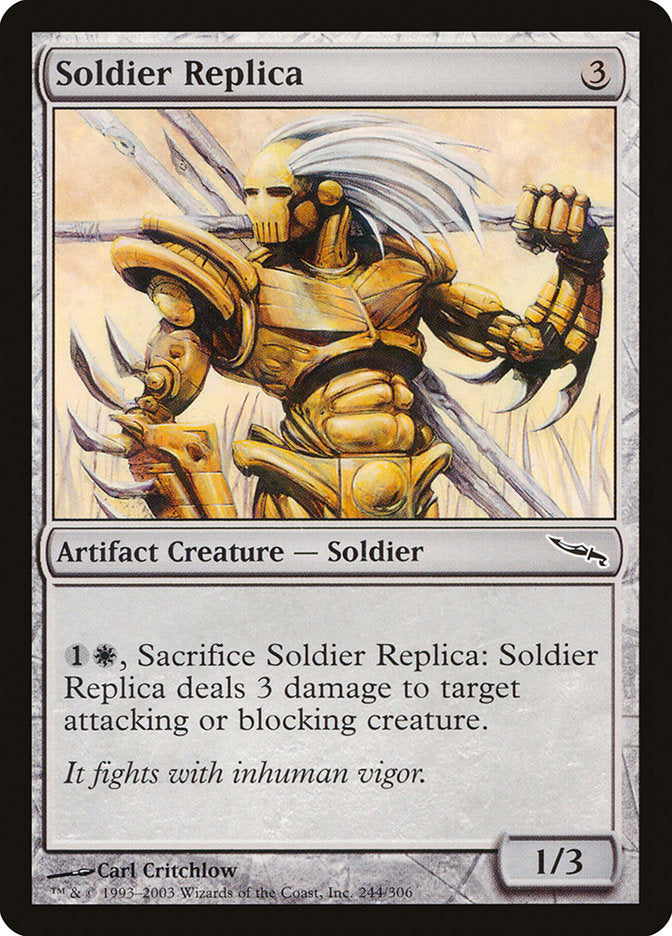 Soldier Replica [Mirrodin] | Local Legends