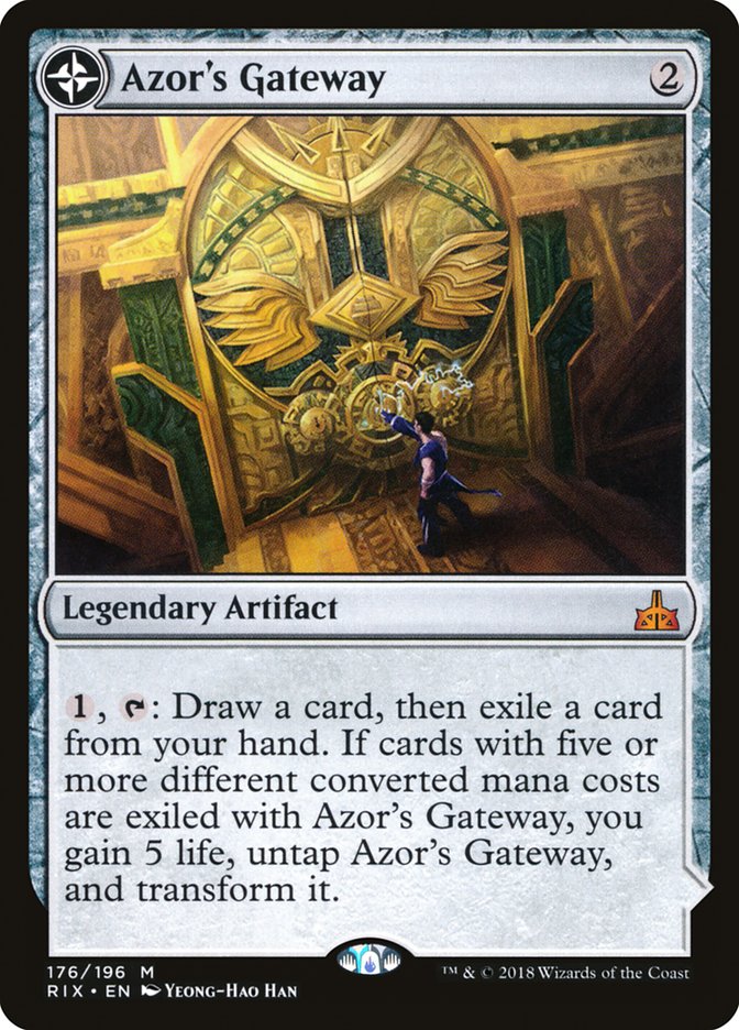 Azor's Gateway // Sanctum of the Sun [Rivals of Ixalan] | Golgari Games