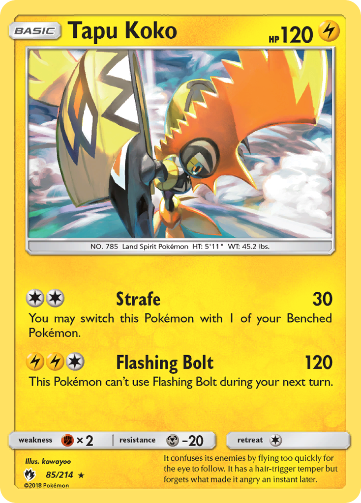 Tapu Koko (85/214) [Sun & Moon: Lost Thunder] | Golgari Games