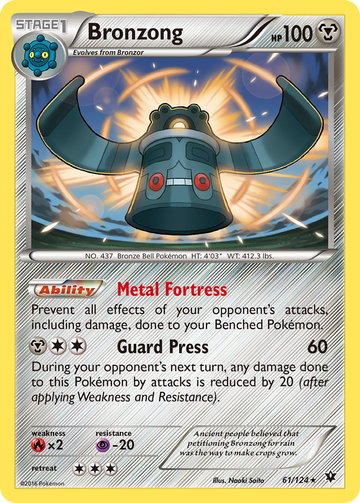 Bronzong (61/124) [XY: Fates Collide] | Golgari Games