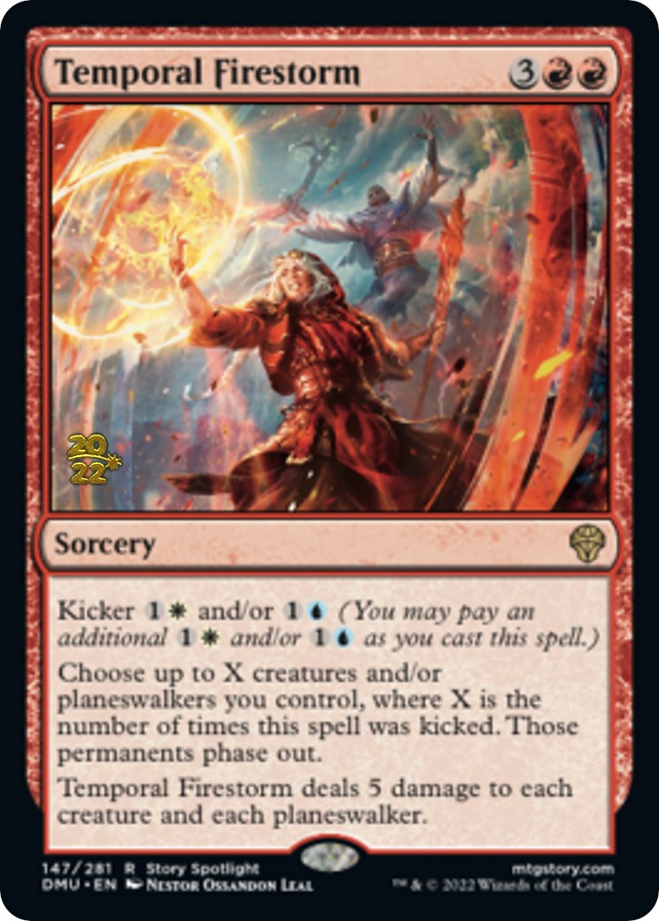 Temporal Firestorm [Dominaria United Prerelease Promos] | Local Legends
