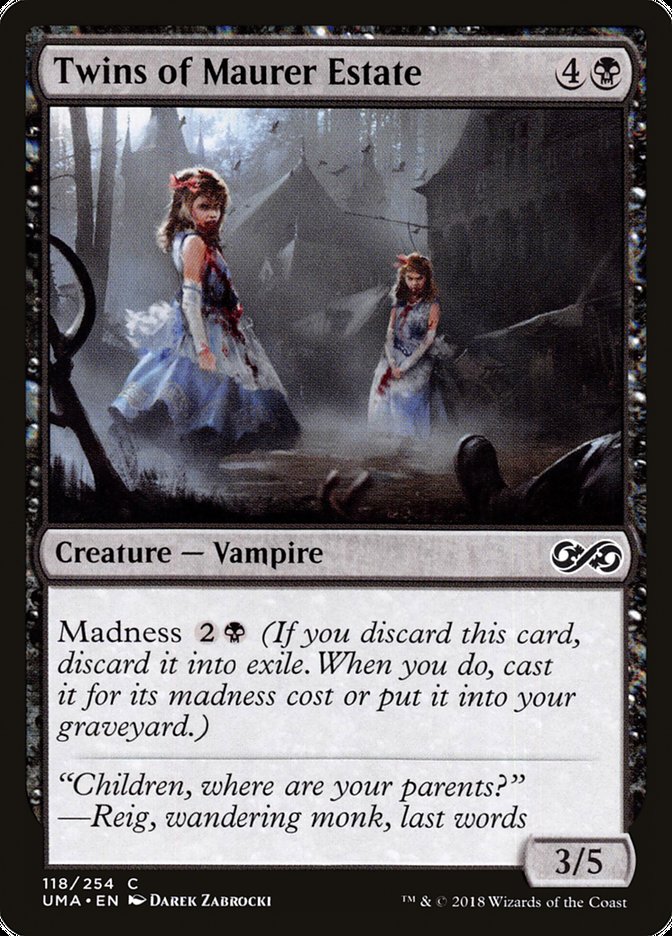 Twins of Maurer Estate [Ultimate Masters] | Local Legends