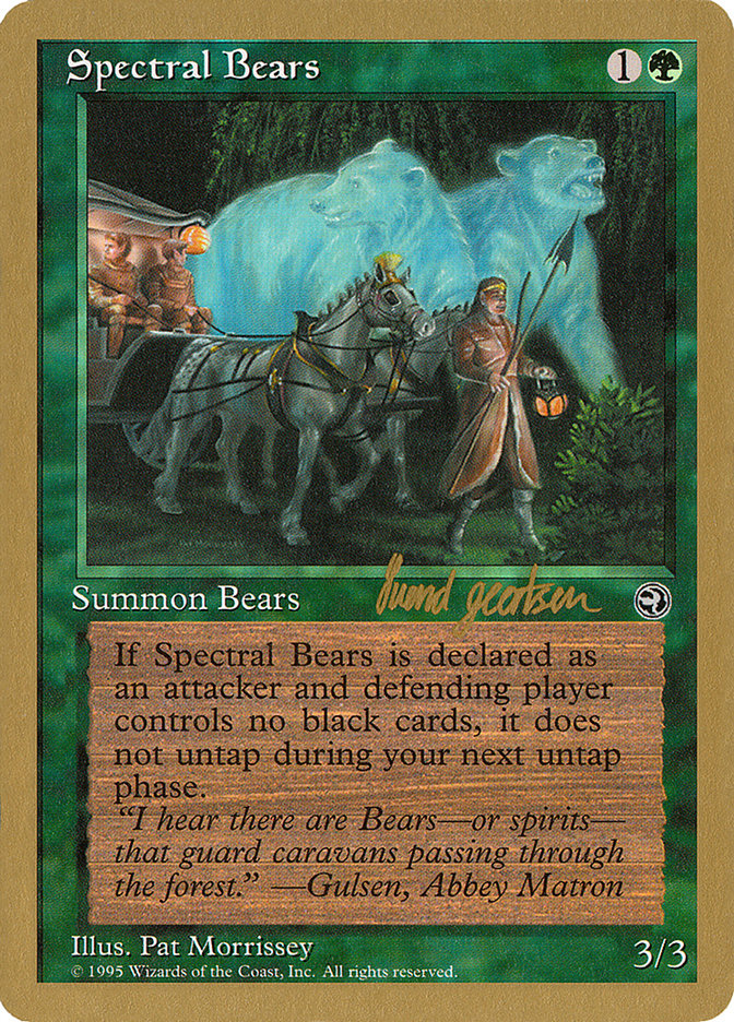 Spectral Bears (Svend Geertsen) [World Championship Decks 1997] | Golgari Games