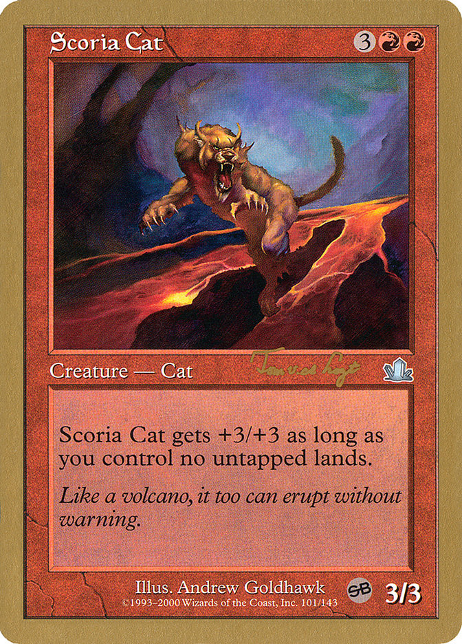 Scoria Cat (Tom van de Logt) (SB) [World Championship Decks 2001] | Golgari Games