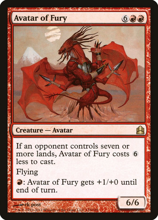 Avatar of Fury [Commander 2011] | Local Legends