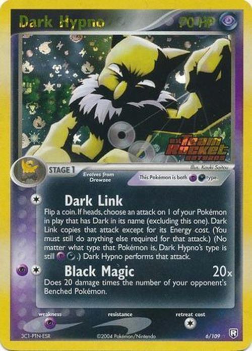 Dark Hypno (6/109) (Stamped) [EX: Team Rocket Returns] | Golgari Games