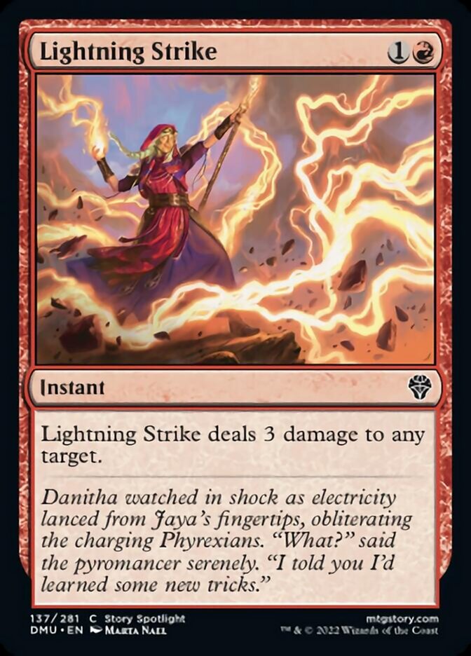 Lightning Strike [Dominaria United] | Local Legends