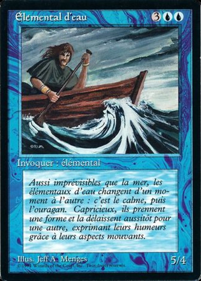 Water Elemental [Foreign Black Border] | Golgari Games