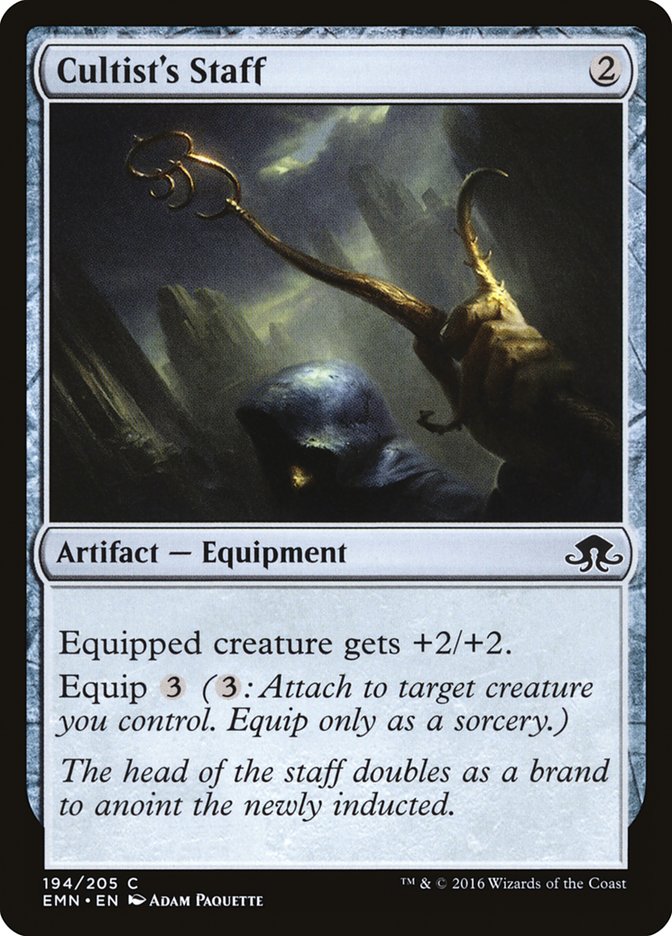 Cultist's Staff [Eldritch Moon] | Local Legends