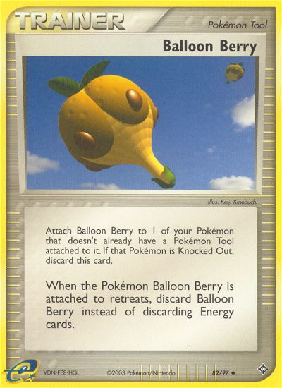 Balloon Berry (82/97) [EX: Dragon] | Golgari Games