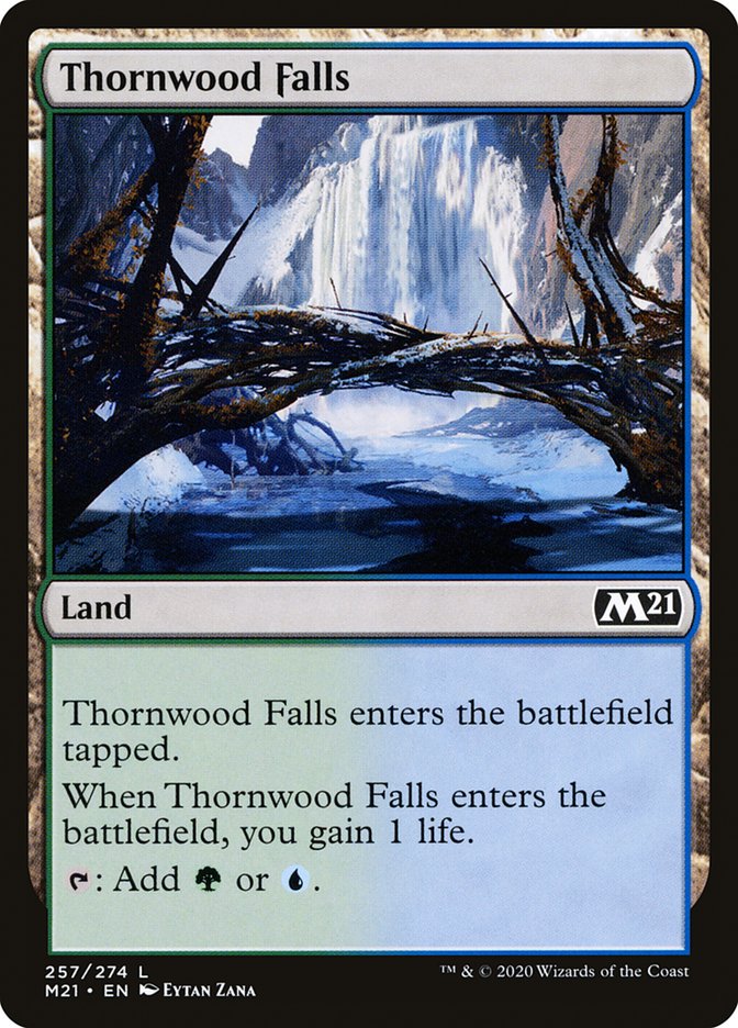 Thornwood Falls [Core Set 2021] | Golgari Games