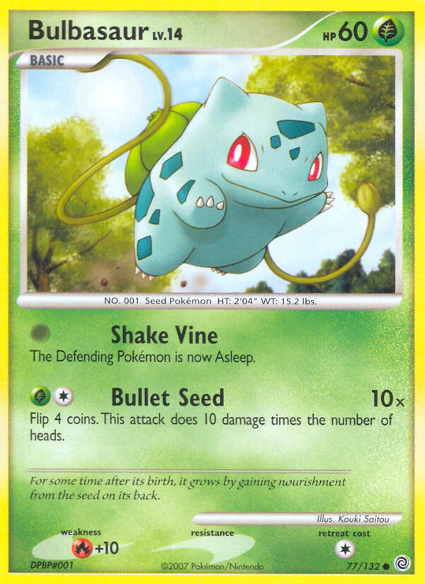 Bulbasaur (77/132) [Diamond & Pearl: Secret Wonders] | Golgari Games