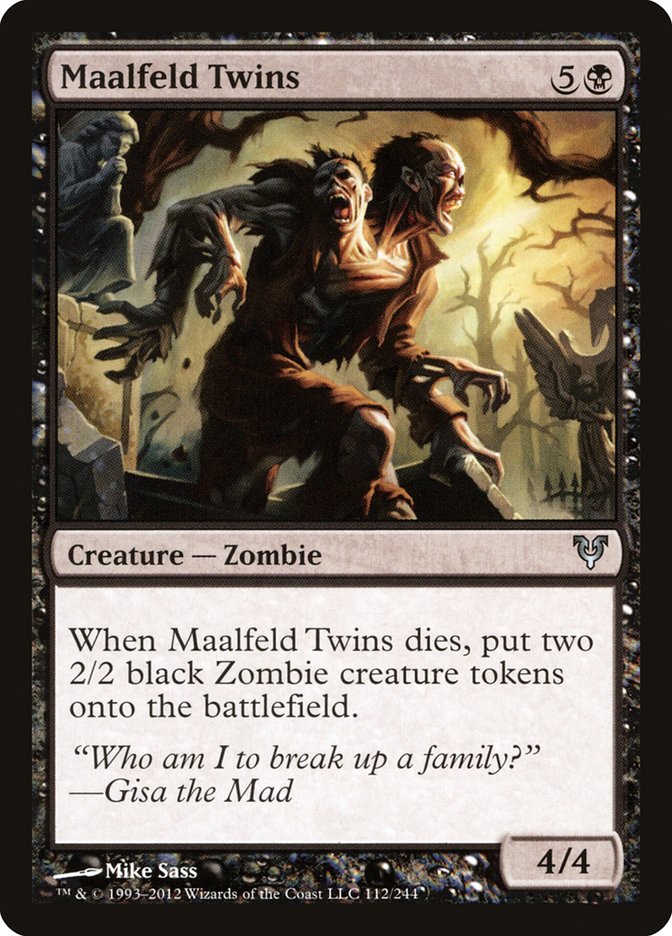 Maalfeld Twins [Avacyn Restored] | Golgari Games