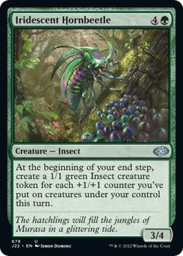 Iridescent Hornbeetle [Jumpstart 2022] | Golgari Games