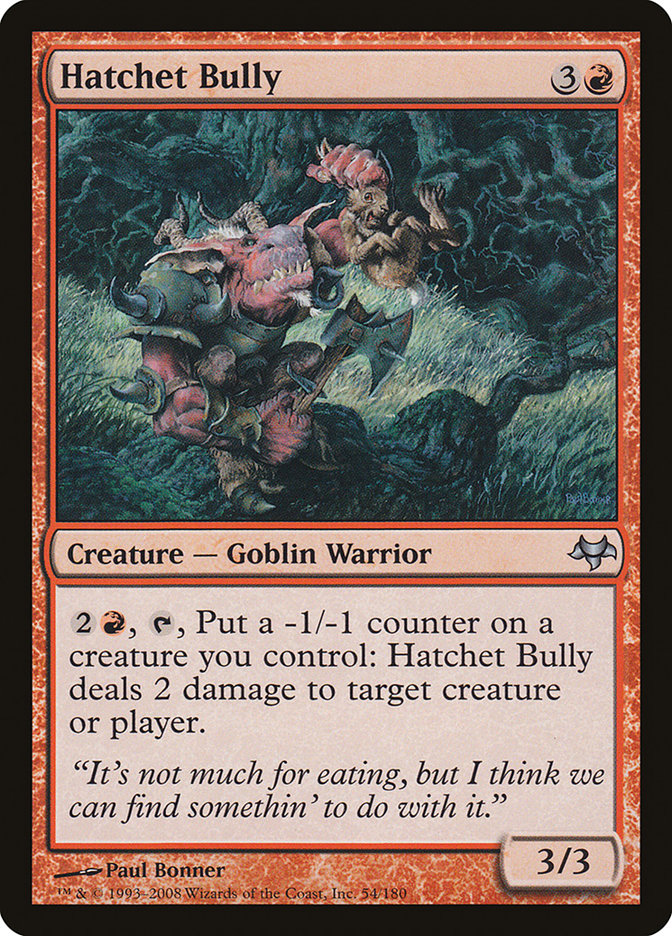 Hatchet Bully [Eventide] | Golgari Games