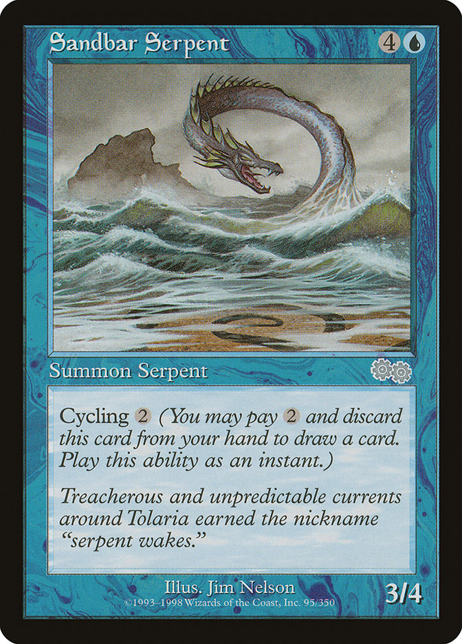Sandbar Serpent [Urza's Saga] | Local Legends