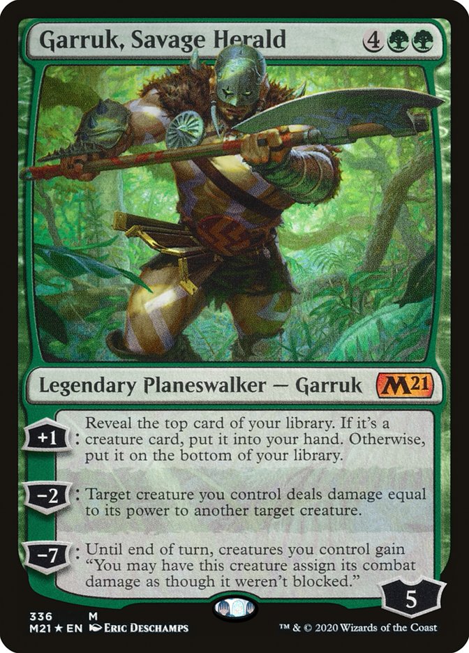 Garruk, Savage Herald [Core Set 2021] | Local Legends