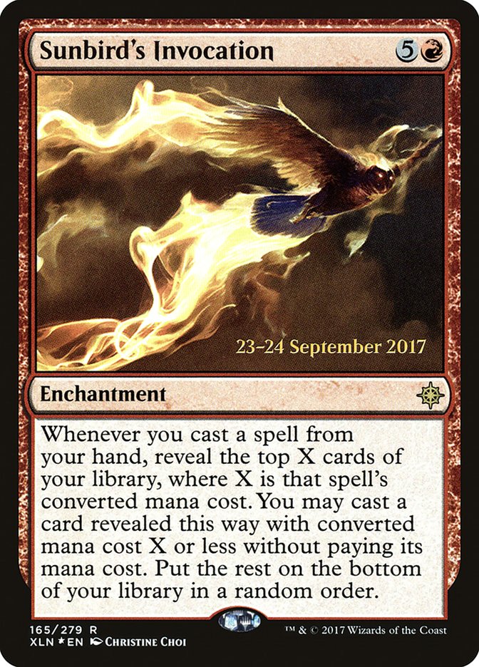 Sunbird's Invocation [Ixalan Prerelease Promos] | Local Legends